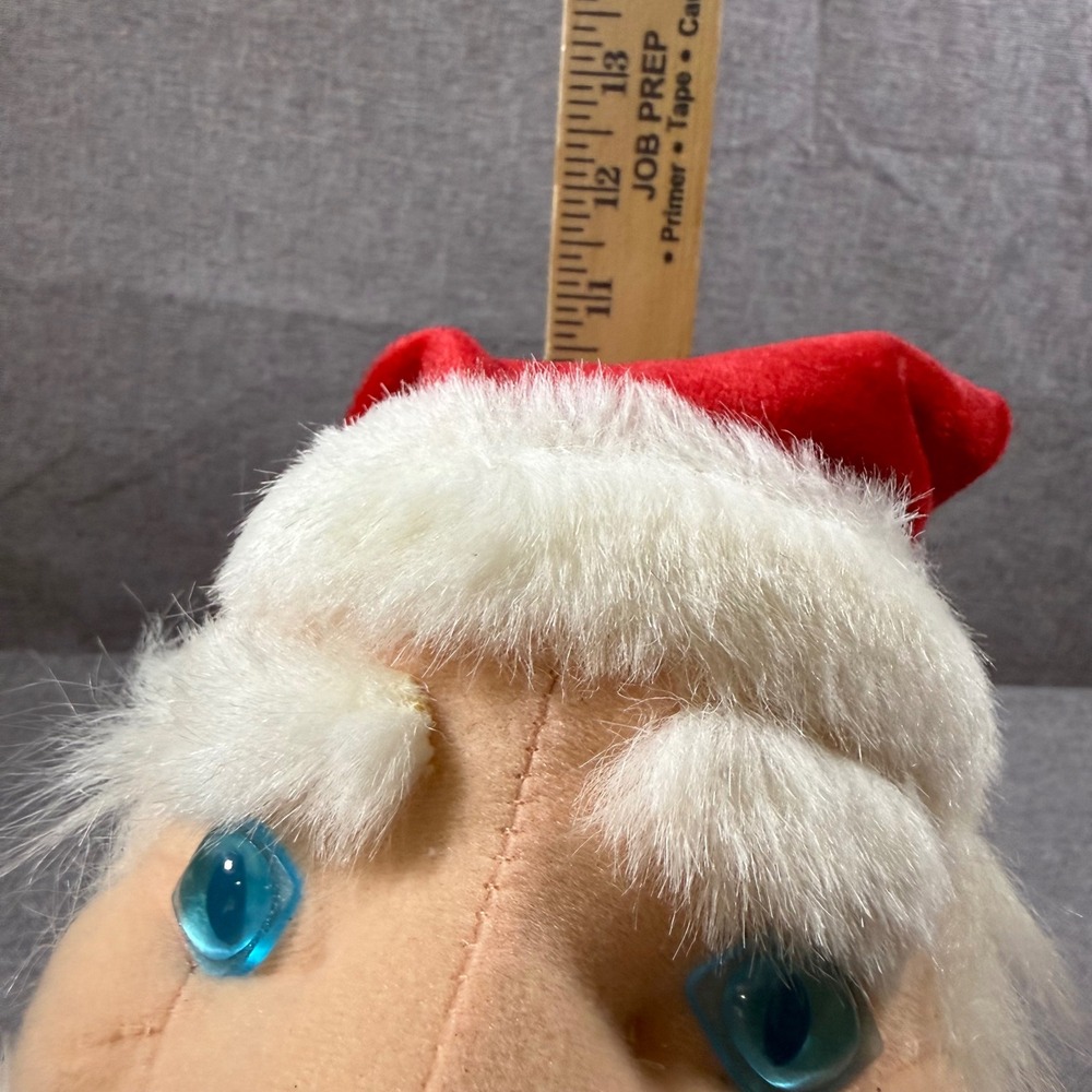 VTG Gemmy Santa Animated "Santa Claus Is Coming To Town Light Up Cheeks Untested - Picture 11 of 12